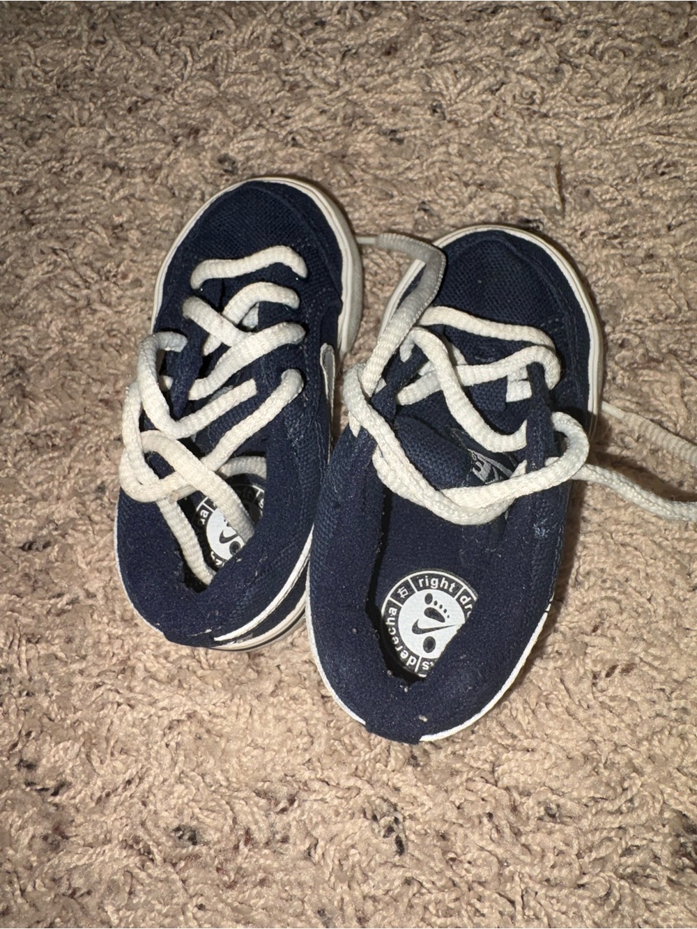 Nike Toddler Sneakers Size 5 Navy Blue Athletic Shoes